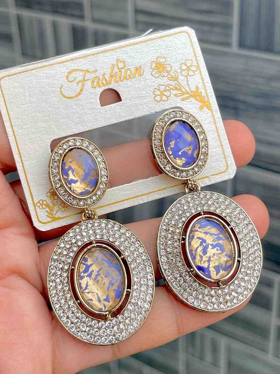 Beautiful Premium Quality Mop Work Bollywood Earrings....