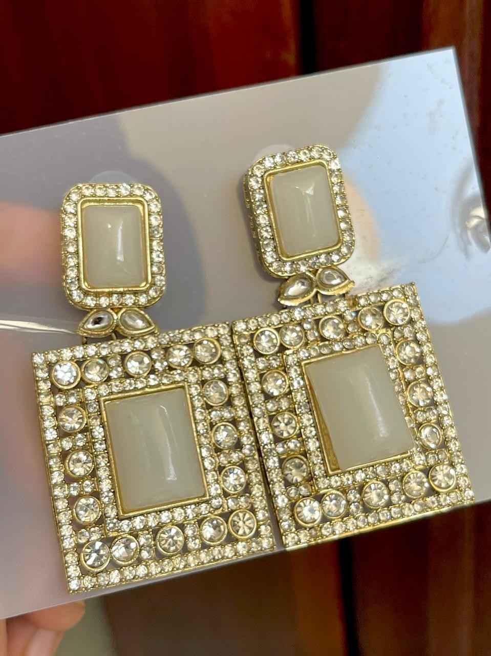 Beautiful Premium Quality Mop Work Bollywood Earrings....