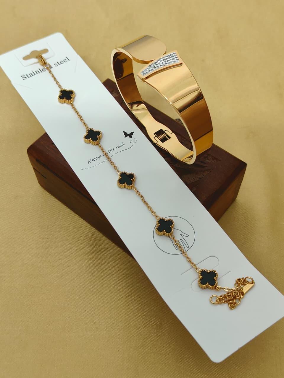 Beautiful Premium Quality Anti Tarnish 2 PC's Bracelets Combo....