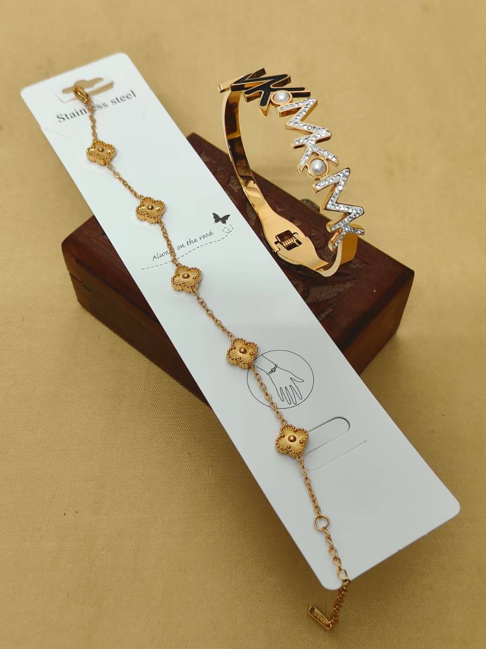 Beautiful Premium Quality Anti Tarnish 2 PC's Bracelets Combo....