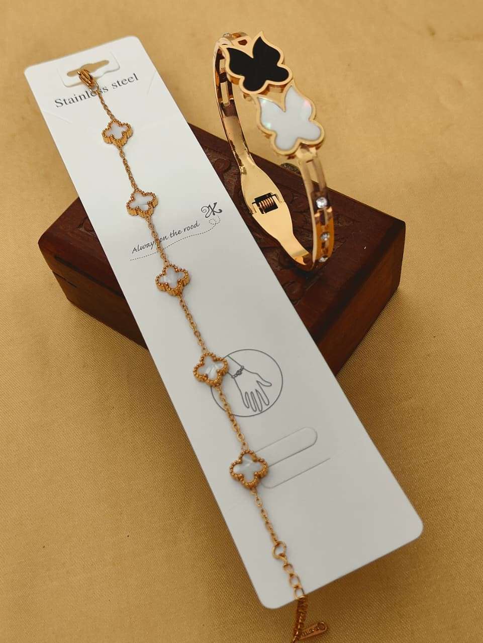 Beautiful Premium Quality Anti Tarnish 2 PC's Bracelets Combo....