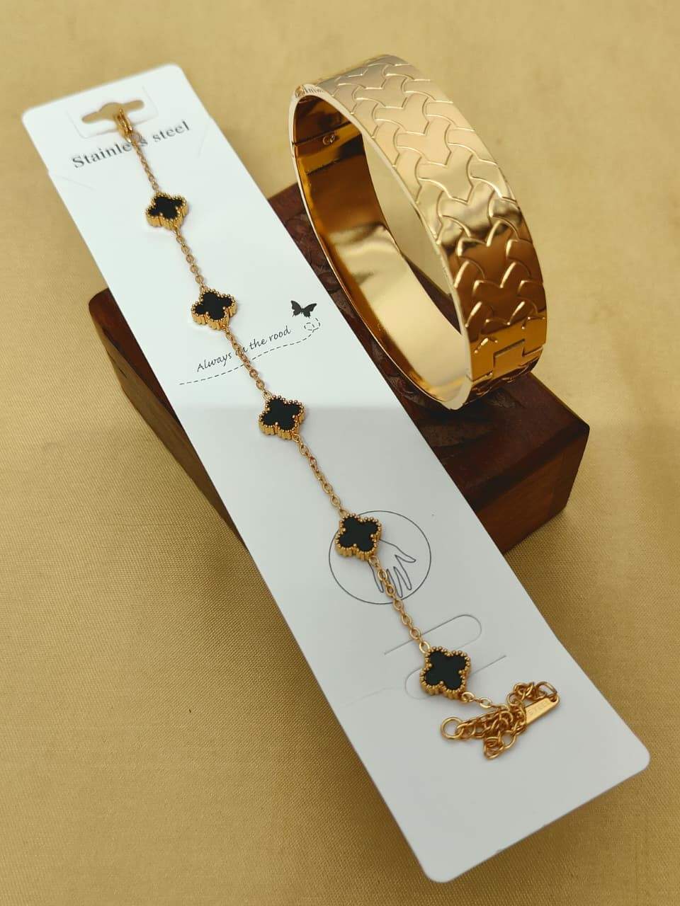 Beautiful Premium Quality Anti Tarnish 2 PC's Bracelets Combo....