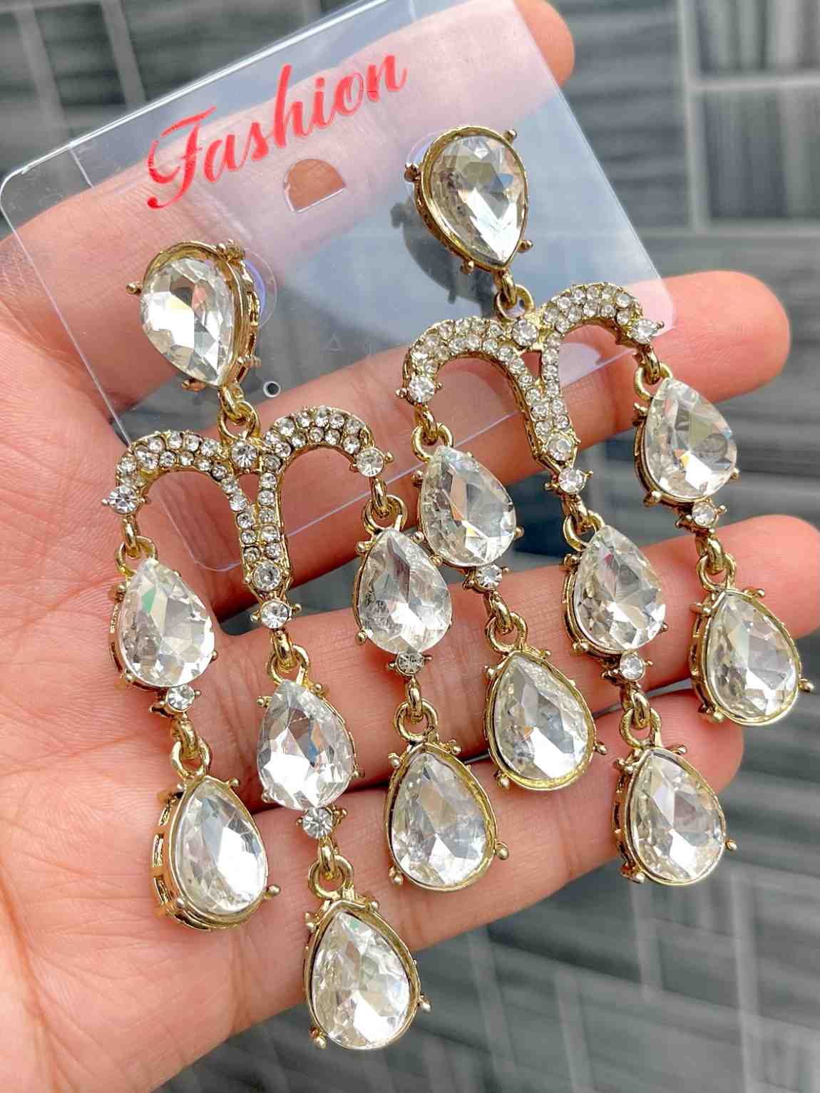 Beautiful Premium Quality Kundan Work Bollywood Earrings....