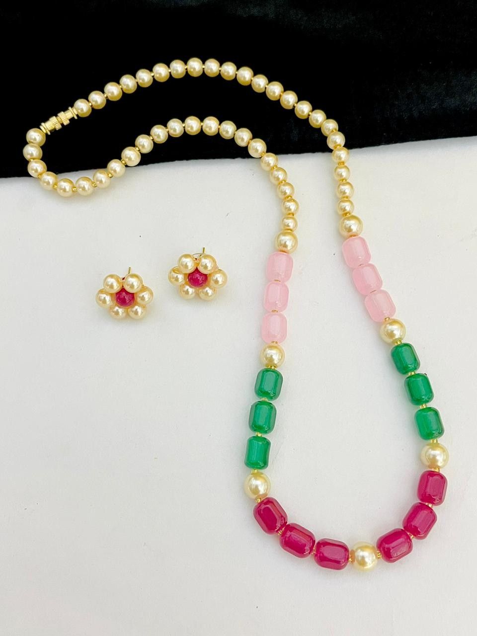 Beautiful Premium Quality Daily Wear Mala With Studs…