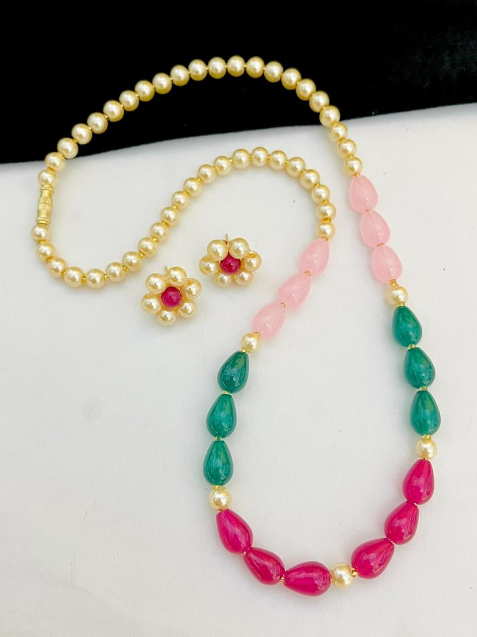 Beautiful Premium Quality Daily Wear Mala With Studs…