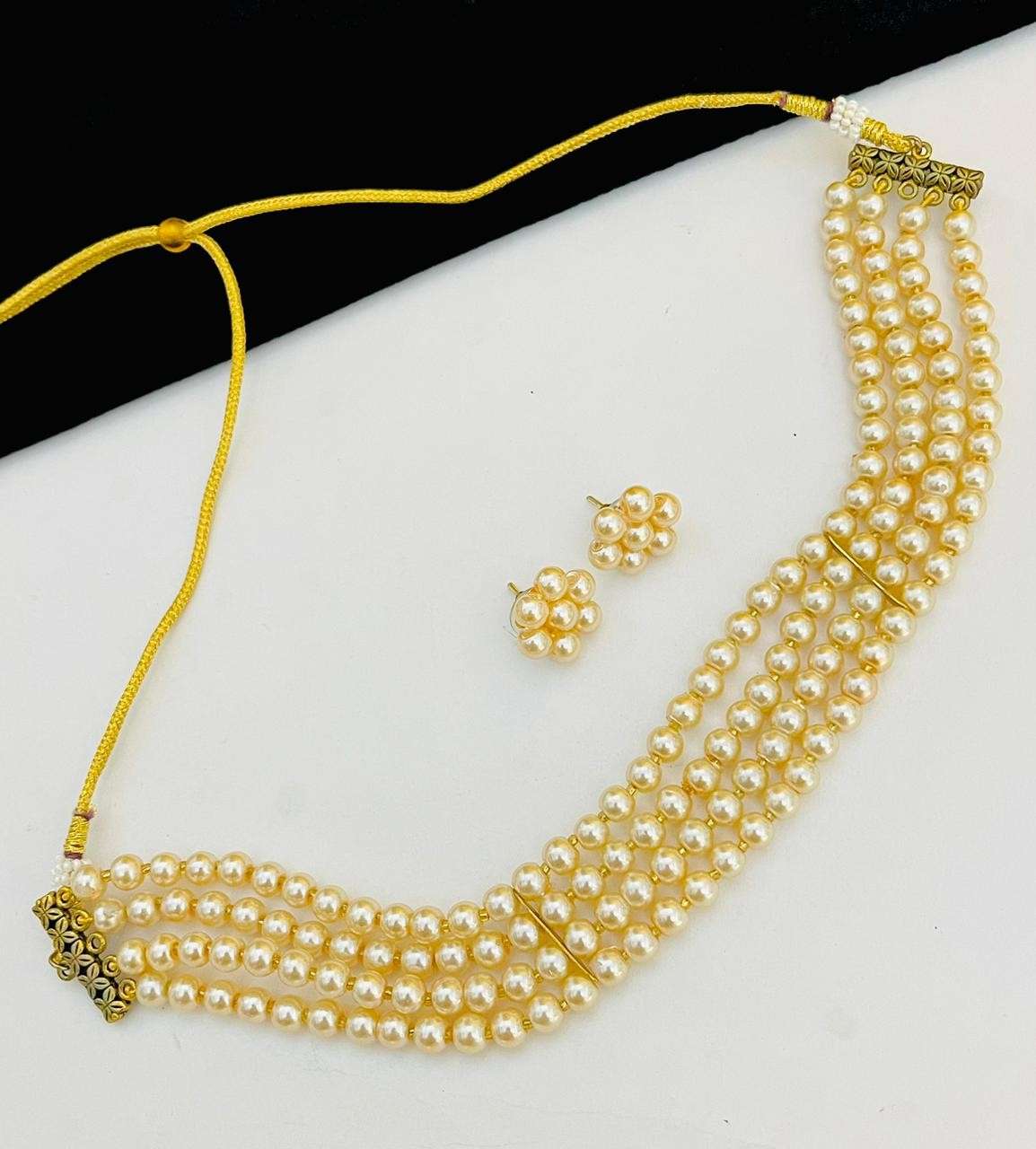 Beautiful Premium Quality Daily Wear Mala With Studs…
