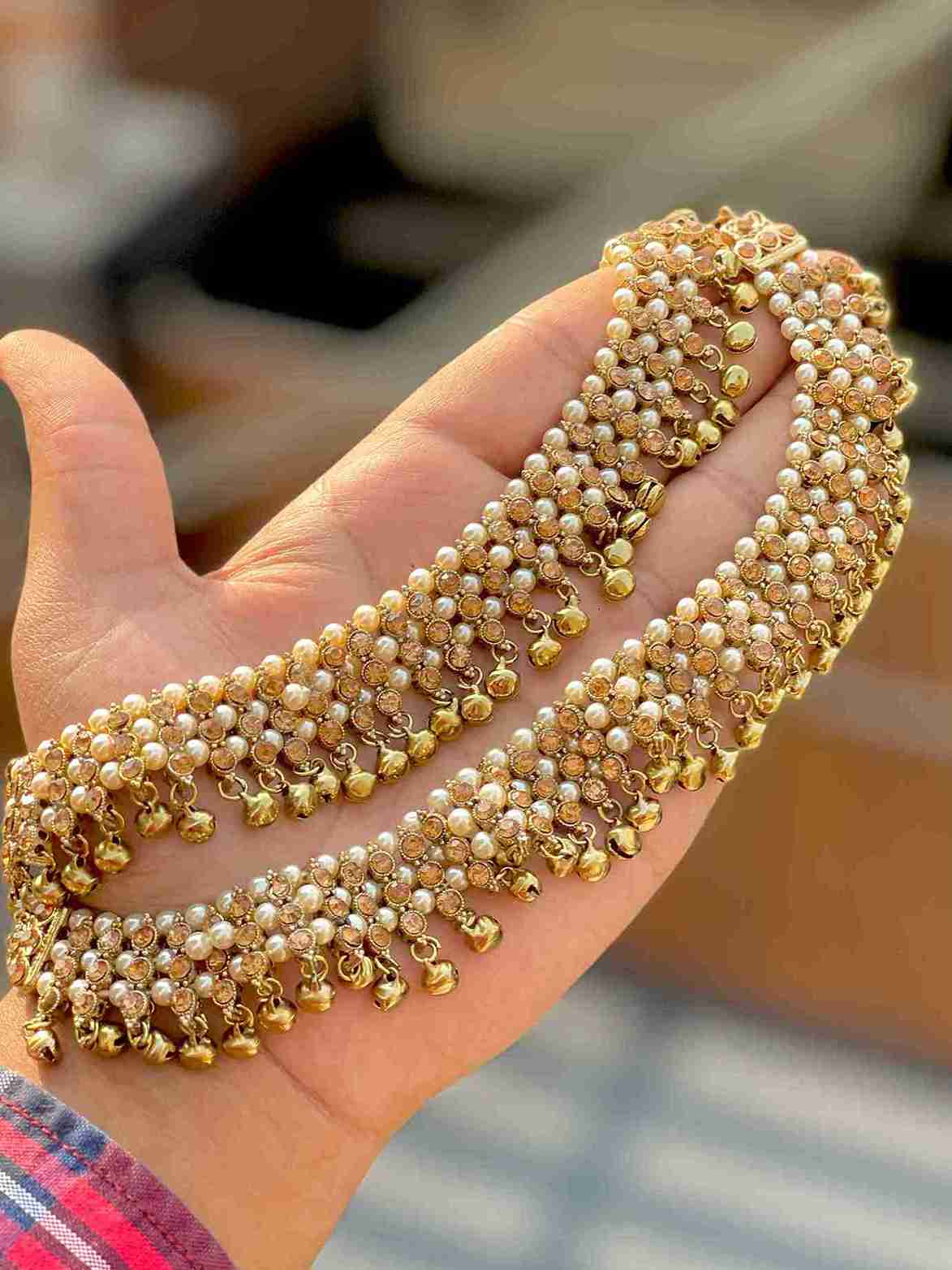 Beautiful Ghoongroo And Kundan Payal