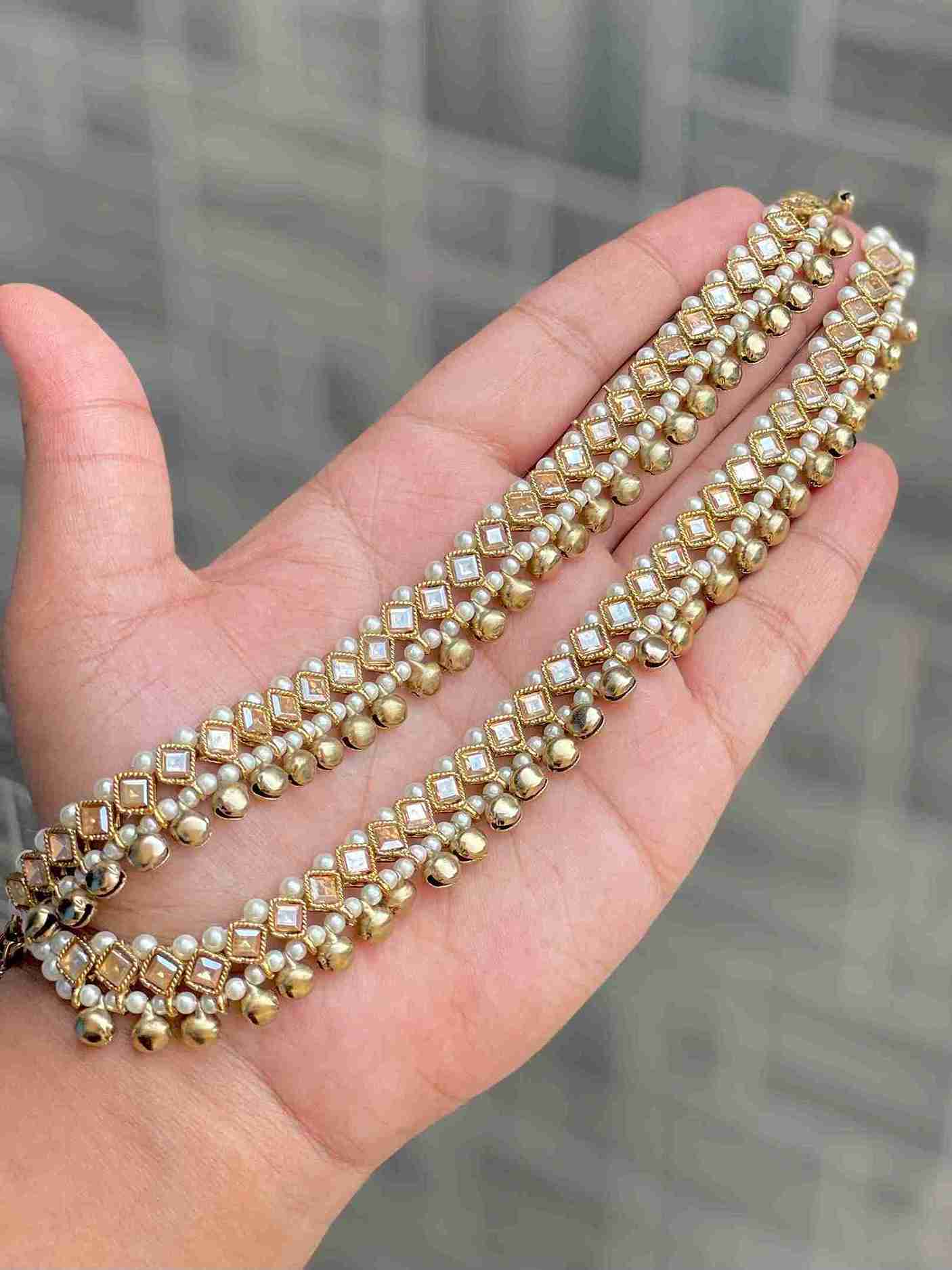 Beautiful Ghoongroo And Kundan Payal