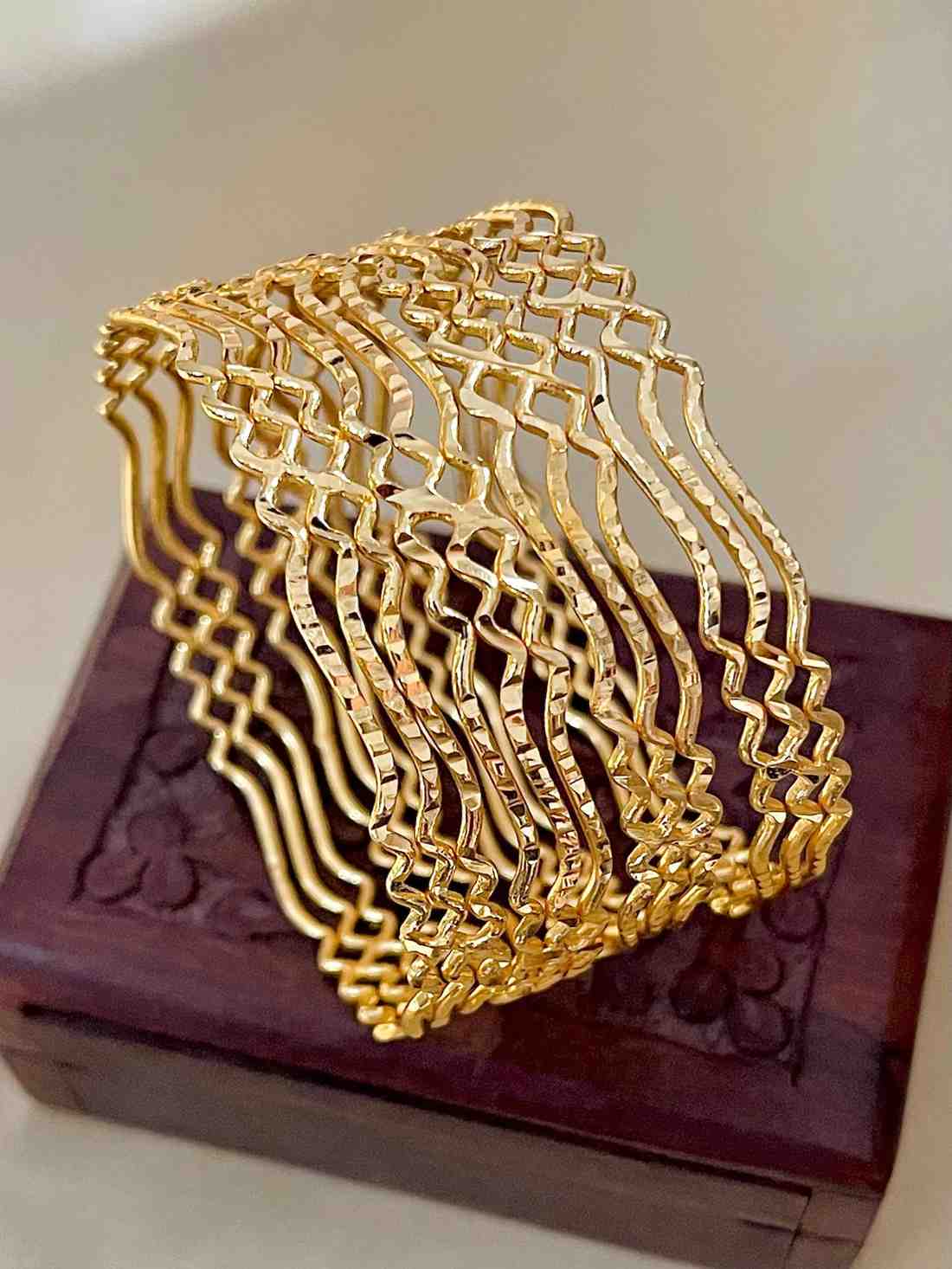 Gold Plated Bangle 2 Year Guarantee