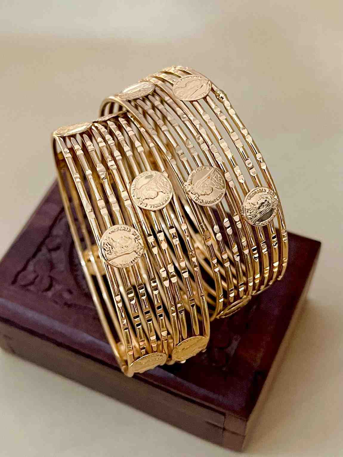 Gold Plated Bangle 2 Year Guarantee