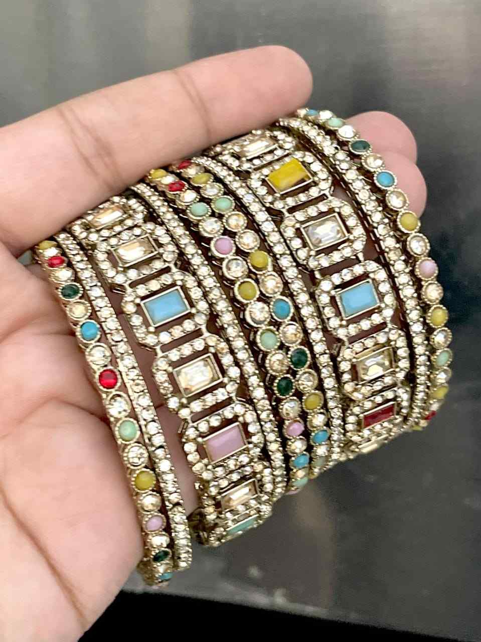 Reverse Ad Bangle Comnbo Set