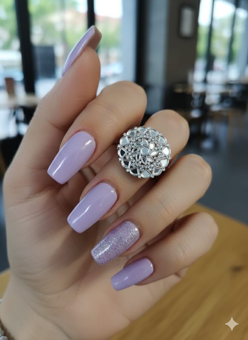 Adjustable Pakistani Work Mirror Rings